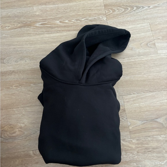 worn once black womans oversized hoodie - Picture 2 of 4